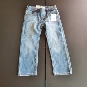NEW‎ Boys Levi's Denizen Athletic Pull On Jeans 4 Regular